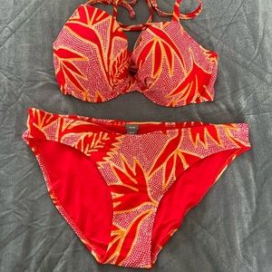 Aerie Tropical Bikini Set Large